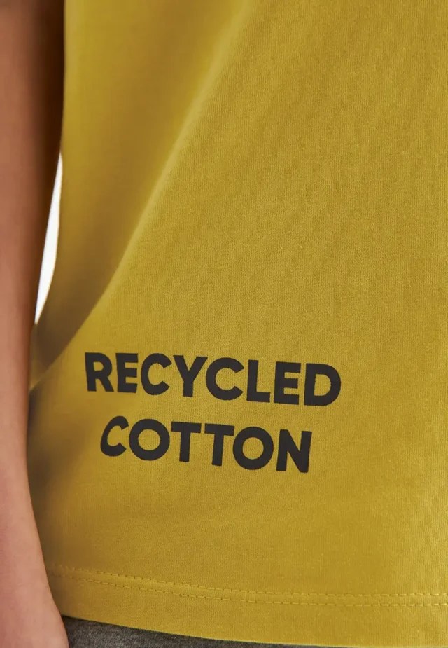 Футболка ECO cotton с принтом для девочек и мальчиков, цвет светло-зеленый, размер 110 — изображение 7